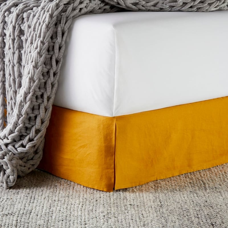 Vintage Washed Linen Chai Valance