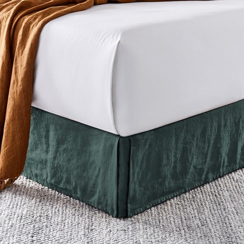 Vintage Washed Cypress Linen Valance