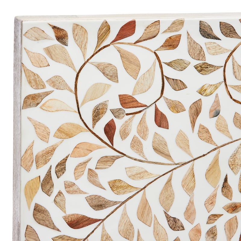 Kerala White & Natural Flora Bedhead