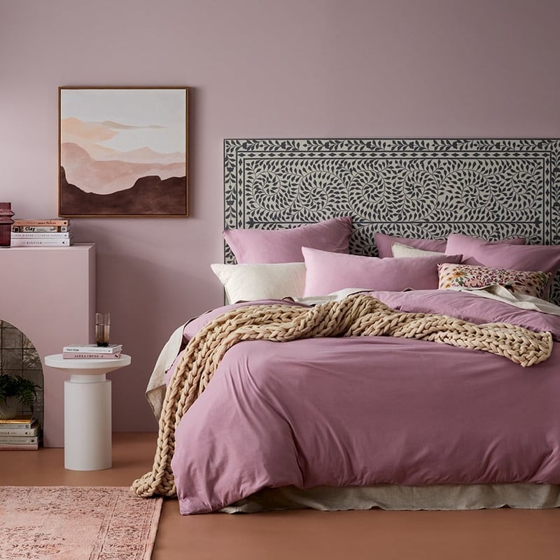 Babylon White & Grey Bedhead