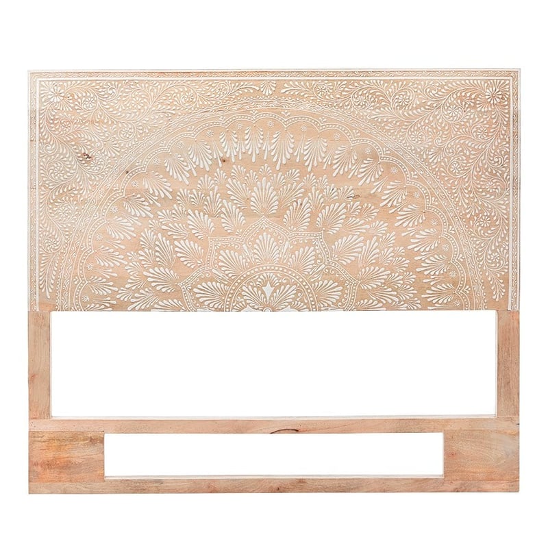 Sahana Natural Timber Bedhead  