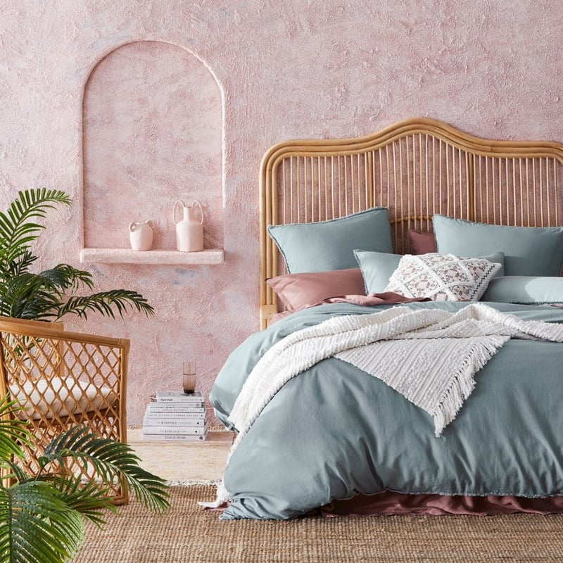 Georgia Natural Rattan Bedhead 