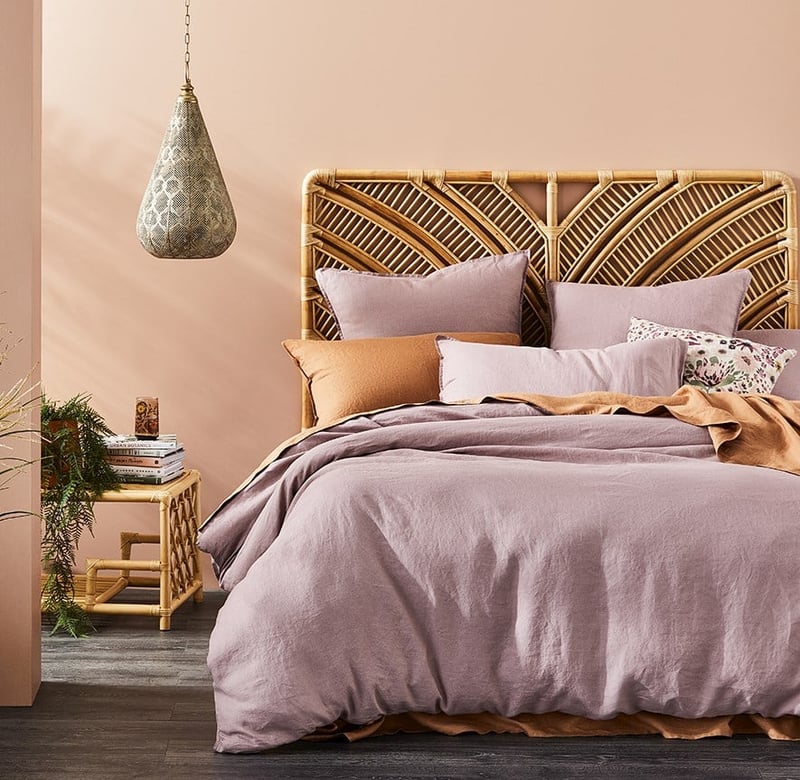 Seville Honey Rattan Bedhead 