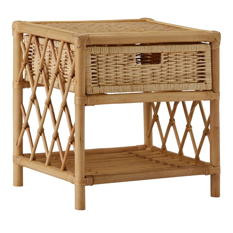 Georgia Natural Rattan Bedside Table