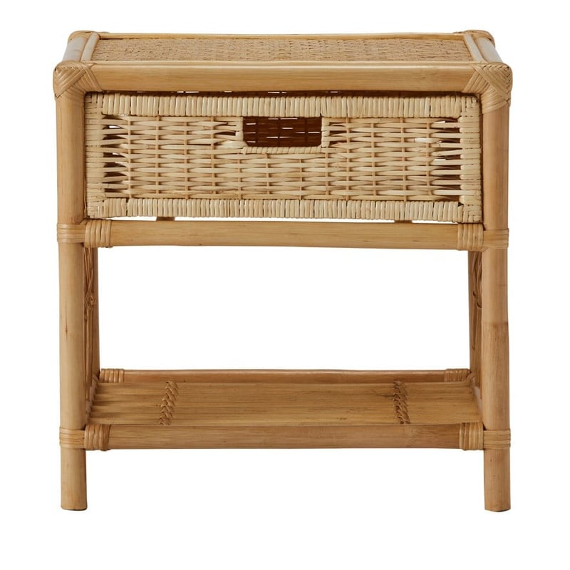 Georgia Natural Rattan Bedside Table