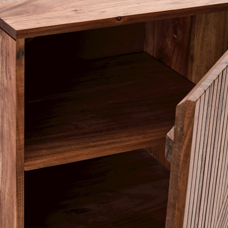 Axton Bedside Table Acacia Natural 