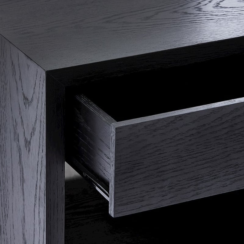 Mark Tuckey Franco Black Bedside Table