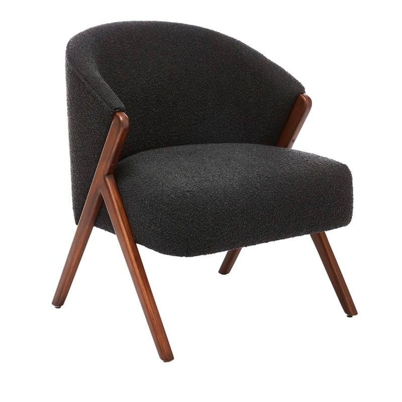 Muscat Black Boucle Chair