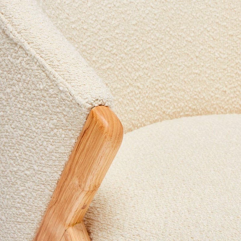 Burleigh Ivory Boucle Chair