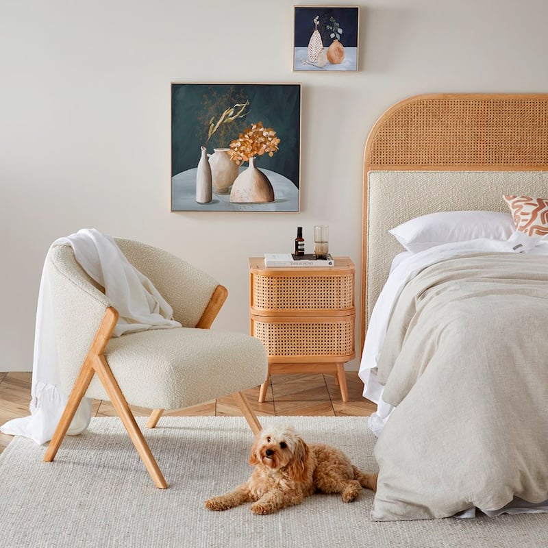 Burleigh Ivory Boucle Chair