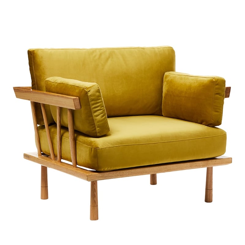 Copenhagen Chair Mustard Velvet