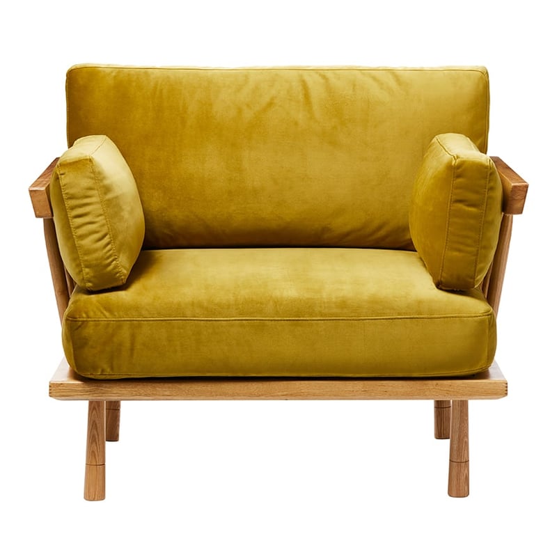 Copenhagen Chair Mustard Velvet