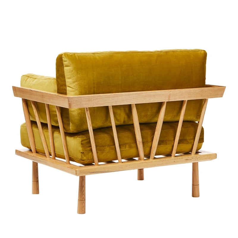 Copenhagen Chair Mustard Velvet