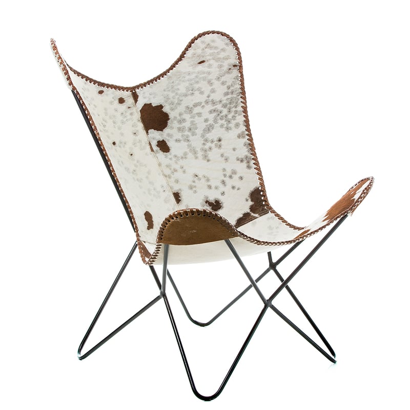 Coachella Leather Chair Cowhide Tan