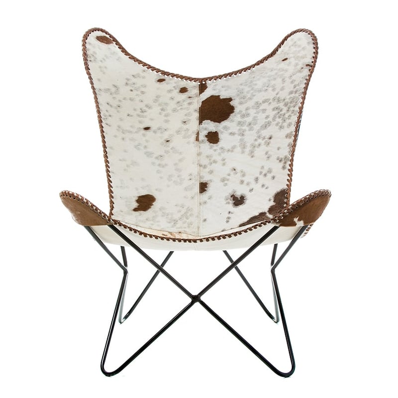 Coachella Leather Chair Cowhide Tan
