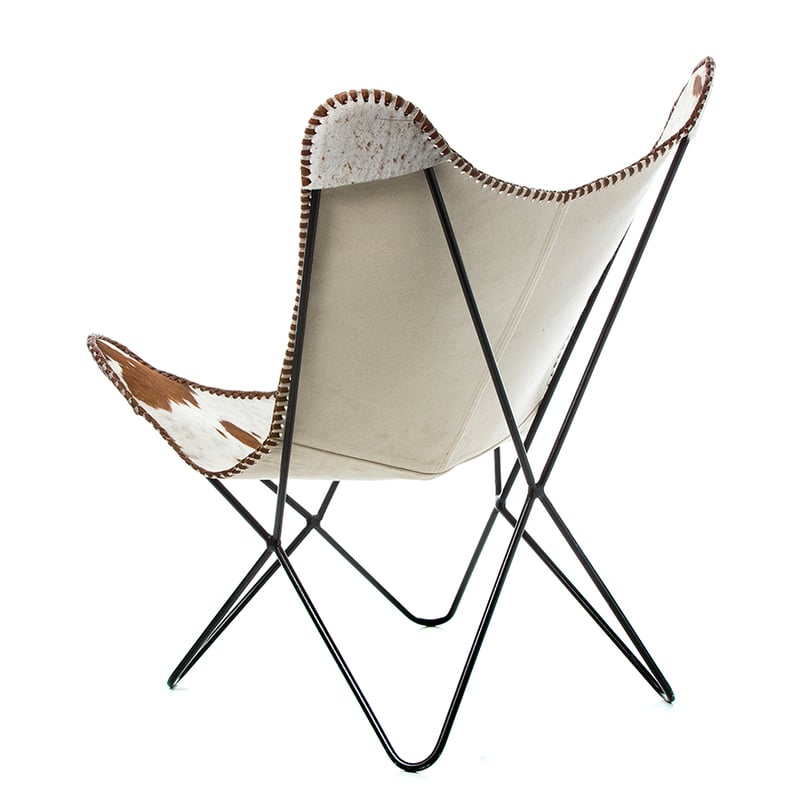 Coachella Leather Chair Cowhide Tan