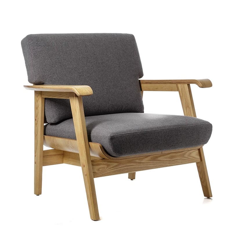 Denmark Plank Chair Coal