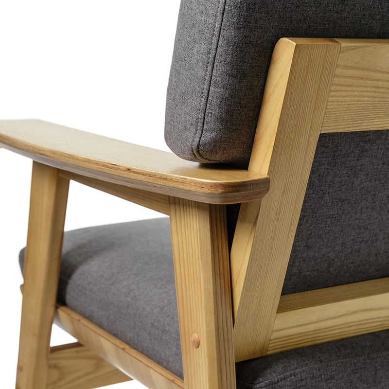 Denmark Plank Chair Coal