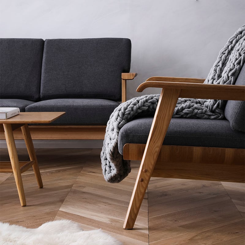 Denmark Plank Chair Coal