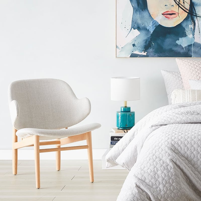 Manta Winged Chair Natural Marle