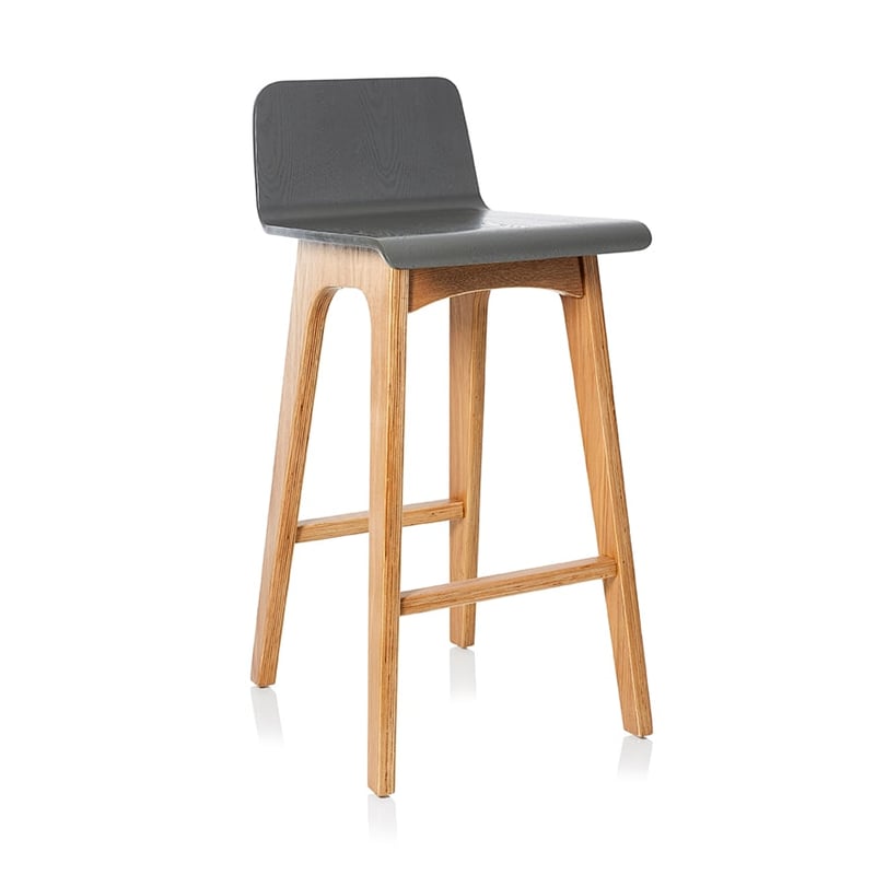 Matt Counter Stool Grey