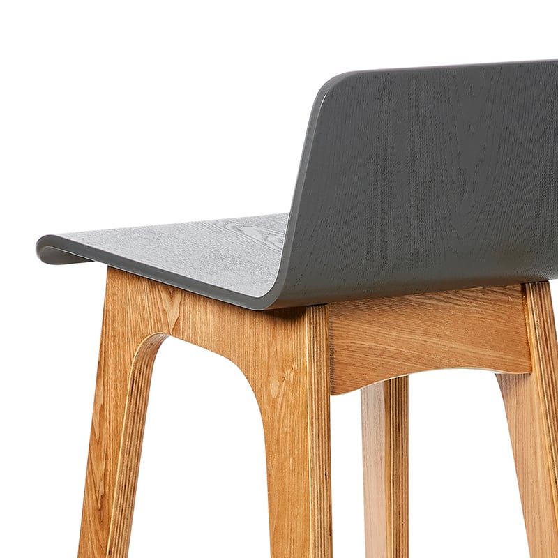 Matt Counter Stool Grey