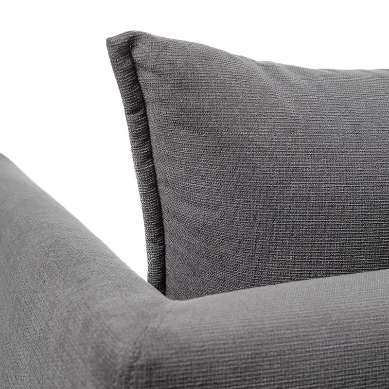 Stockholm 2 Seater Chair Coal