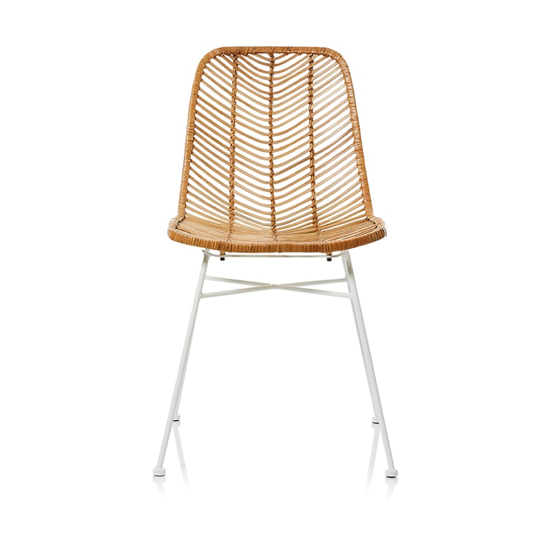 Cebu Rattan Dining Chair Natural & Chevron