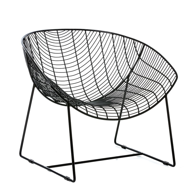 Alameda Occasional Chair Black One Seater