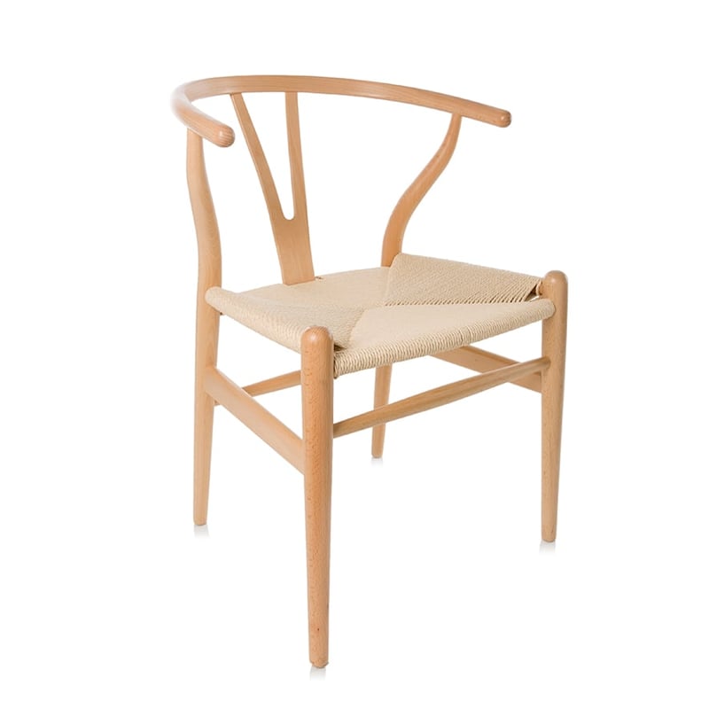Replica Hans Wegner Wishbone Chair Natural 