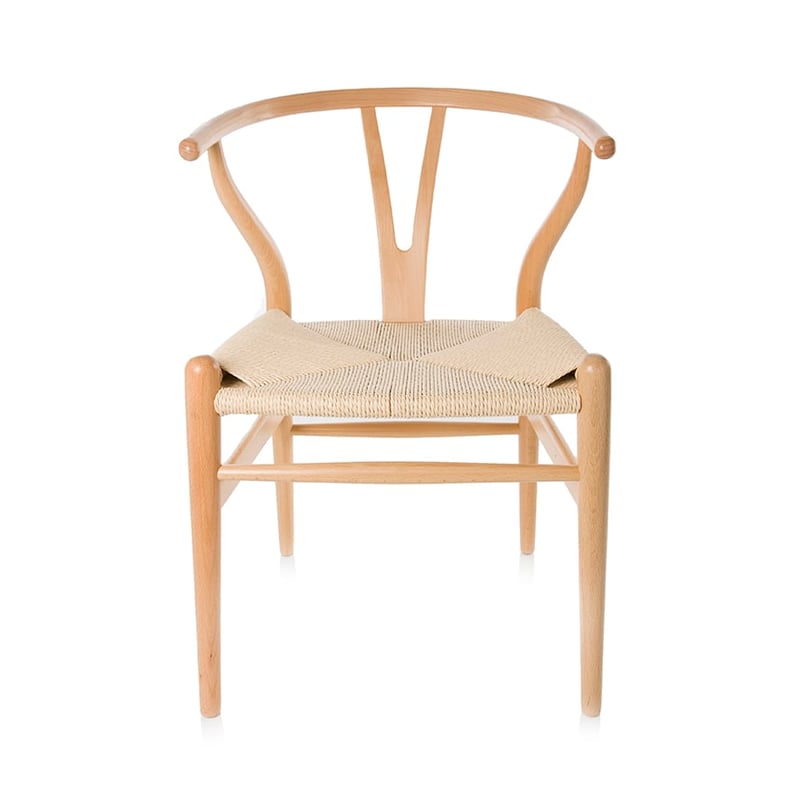 Replica Hans Wegner Wishbone Chair Natural 