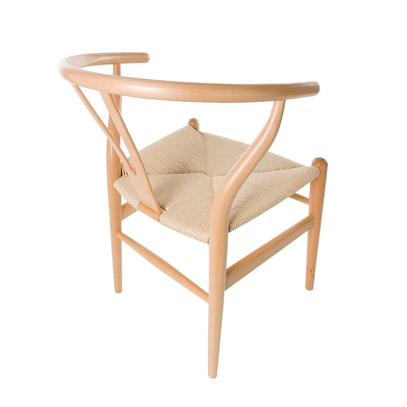 Replica Hans Wegner Wishbone Chair Natural 