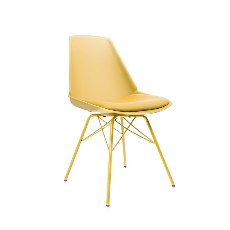 Westgarth Dining Chair Set of 2 Mustard 