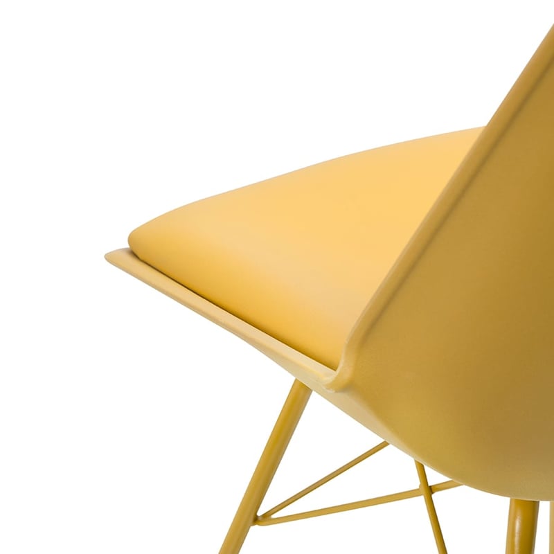 Westgarth Dining Chair Set of 2 Mustard 