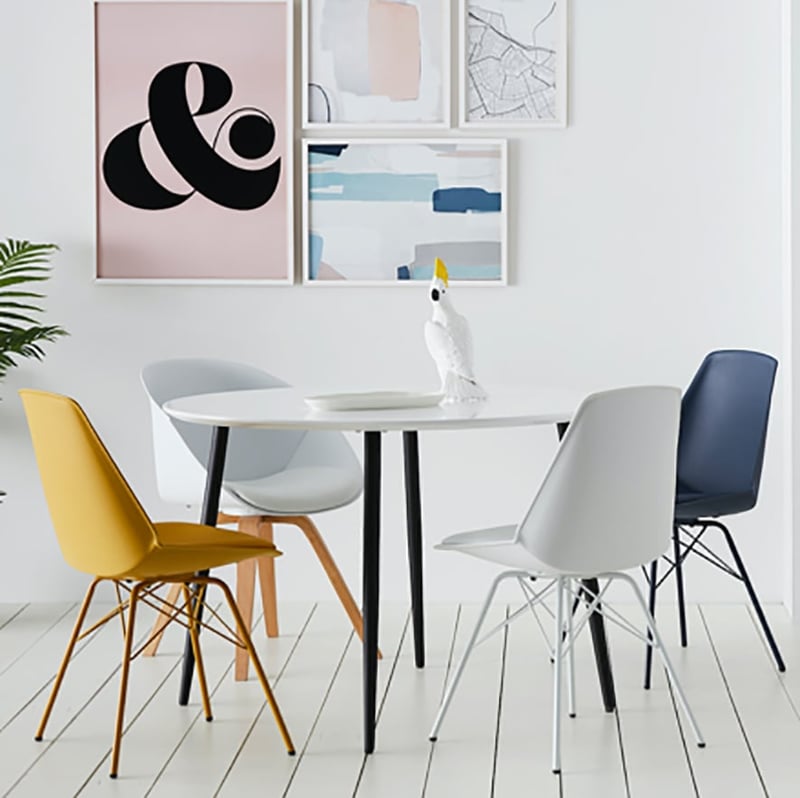 Westgarth Dining Chair Set of 2 Mustard 