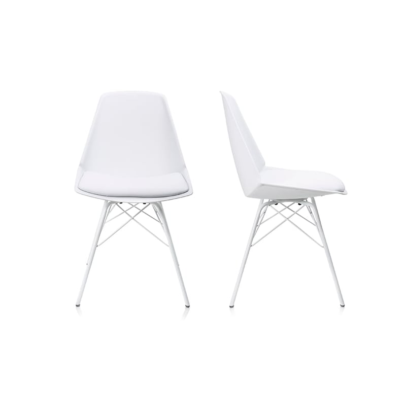 Westgarth Dining Chair Set of 2 White 