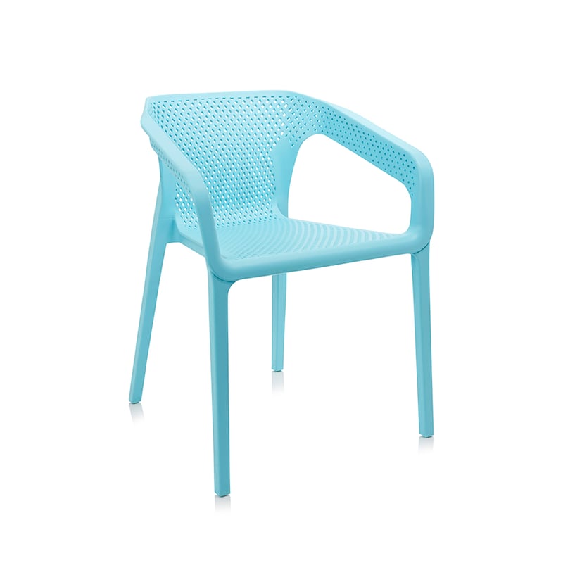 Rio Outdoor Furniture Set of 2 Blue 