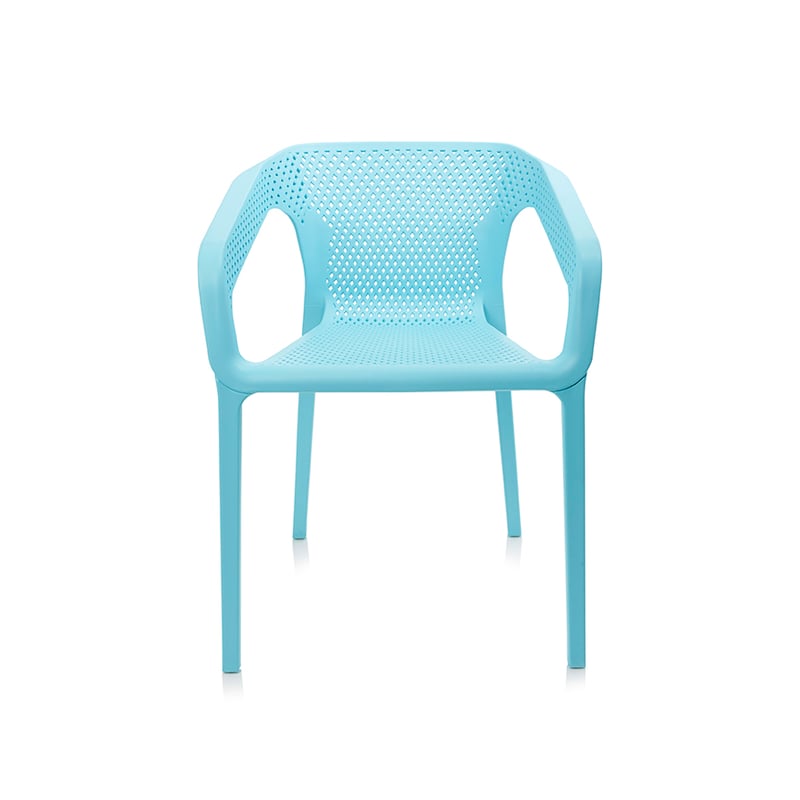 Rio Outdoor Furniture Set of 2 Blue 