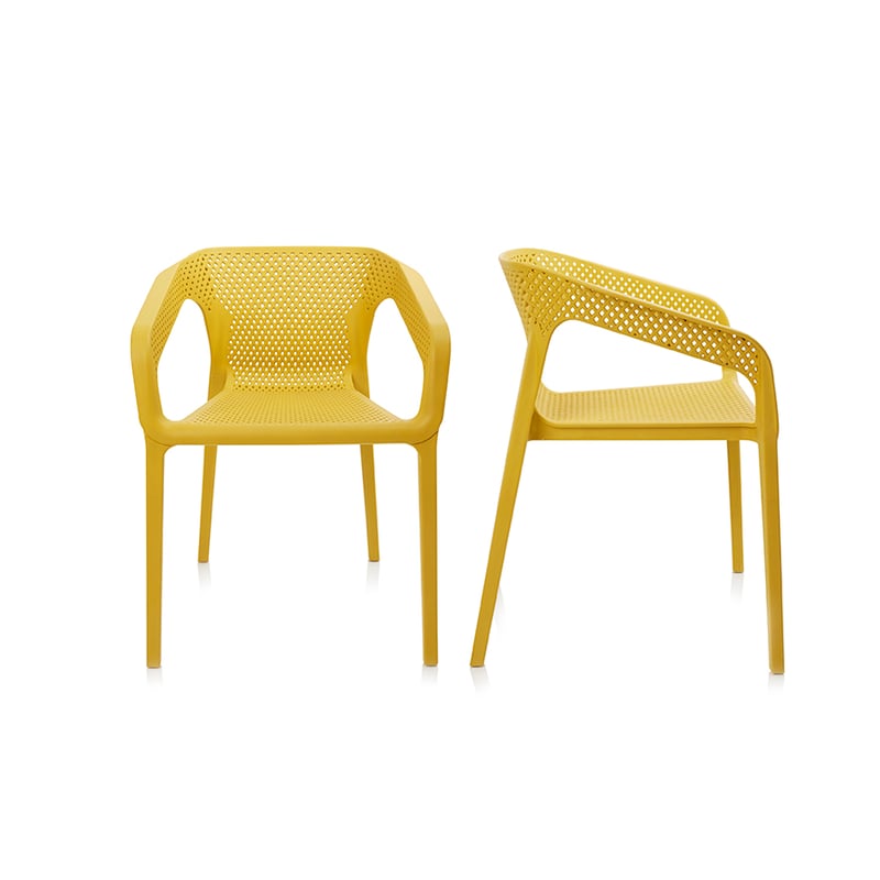 Rio Outdoor Furniture Set of 2 Mustard 