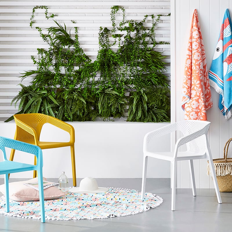 Rio Outdoor Furniture Set of 2 Mustard 