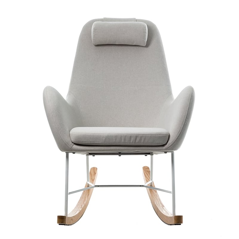 Iggy Rocking Chair Natural & White