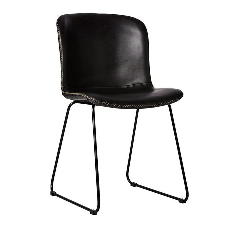 Orlando Dining Chairs Set of 2 in Black