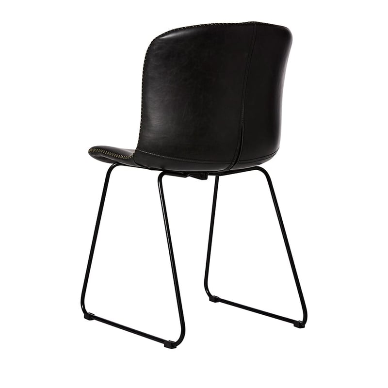 Orlando Dining Chairs Set of 2 in Black