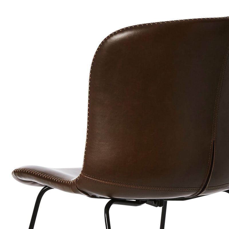 Orlando Dining Chairs Set of 2 in Brown