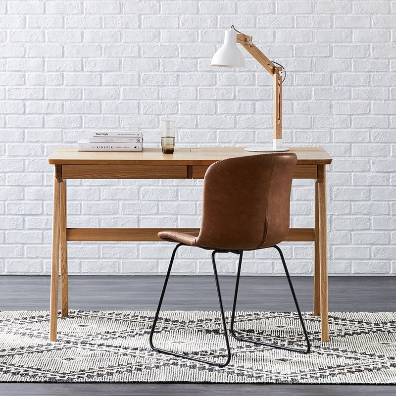 Orlando Dining Chairs Set of 2 in Brown