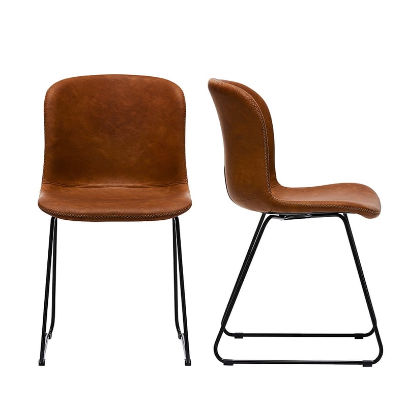 Orlando Tan Set of 2 Dining Chairs