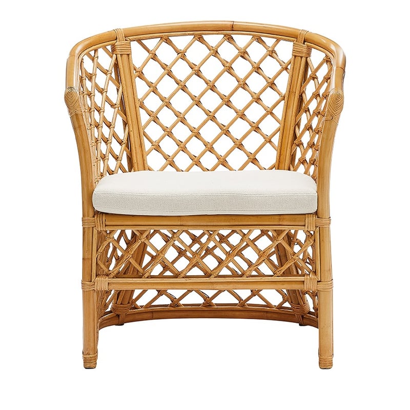 Bahama Rattan Honey 1 Seater Ava Chair