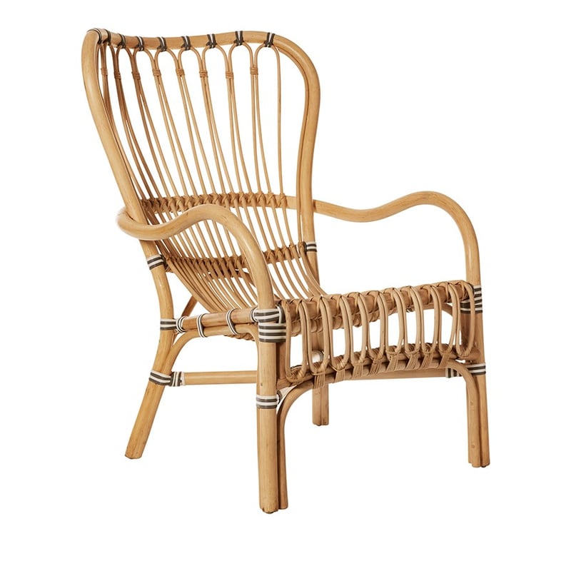 Bahama Rattan Chair 1 Seater Honey Frankie