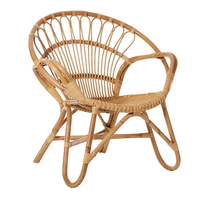 Milo Bahama Rattan Chair 1 Seater Honey