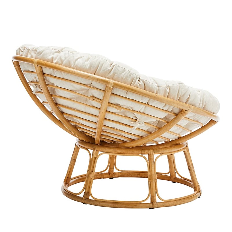 Cayman Honey & Natural Rattan Papasan